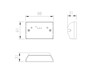 Imagen de PAR FARO LATERAL/TRAS LED AZUL UNIVERSAL 12V RECTANG 86X61                                                              